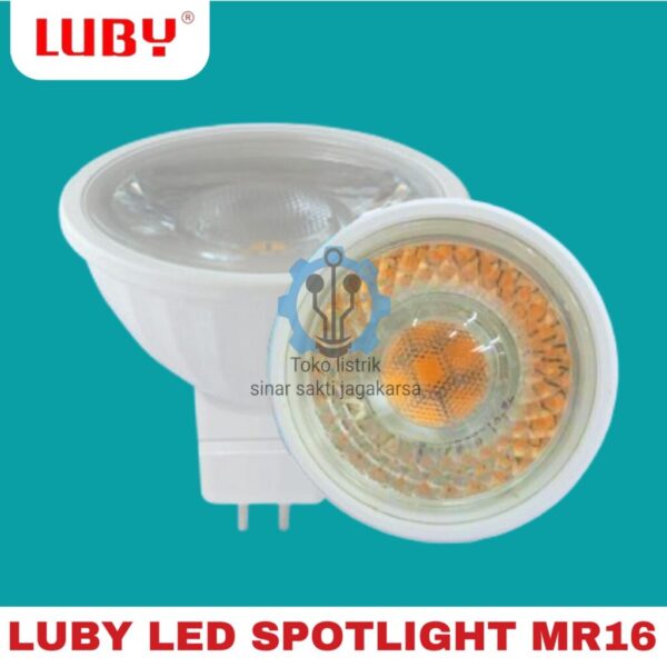 Luby Led Spotlight Fitting Mr16 5 7 Watt Luby Lampu Sorot Fitting Mr16 5 7 Watt Berkualitas