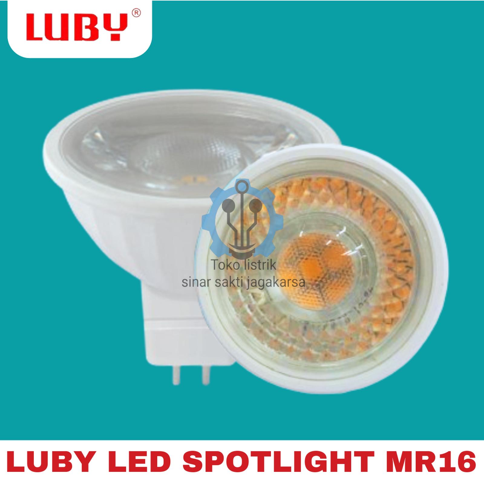Luby Led Spotlight Fitting Mr16 5 7 Watt Luby Lampu Sorot Fitting Mr16 5 7 Watt Berkualitas