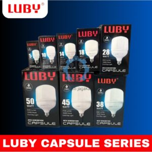 Luby Lampu Capsule 5 10 14 18 28 38 45 50 Watt Luby Led T Bulb Capsule Cahaya Putih Kuning