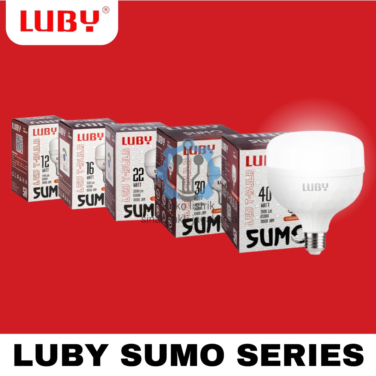 Luby Lampu Capsule Sumo 12 16 22 30 40 Watt Luby Led T Bulb Sumo Capsule Cahaya Putih